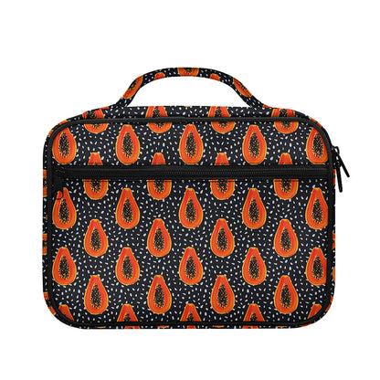 Exotic Papaya Pattern Print Briefcase Bible Bag
