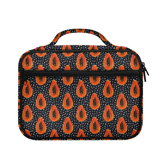 Exotic Papaya Pattern Print Briefcase Bible Bag