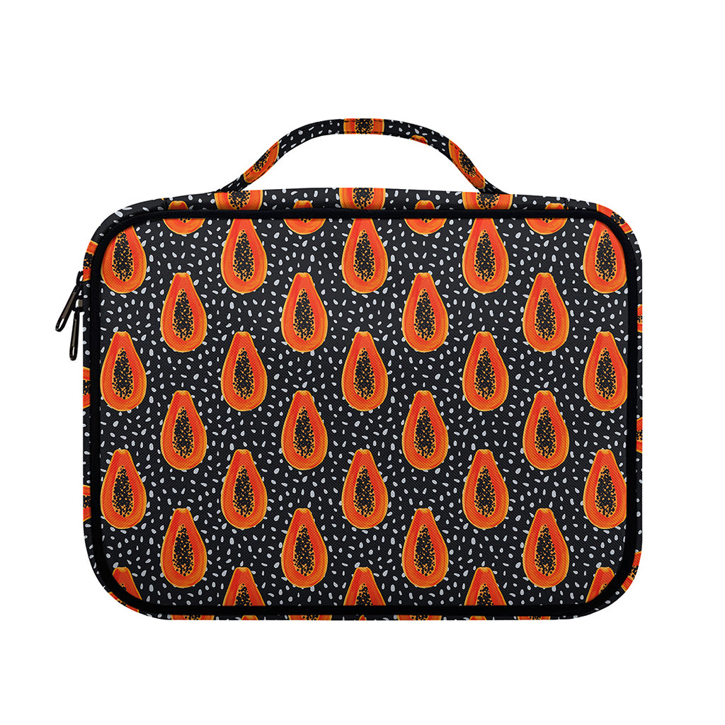 Exotic Papaya Pattern Print Briefcase Bible Bag