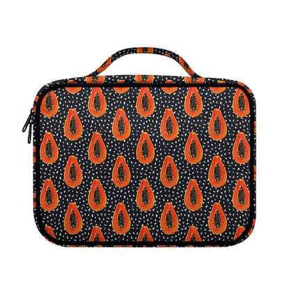 Exotic Papaya Pattern Print Briefcase Bible Bag
