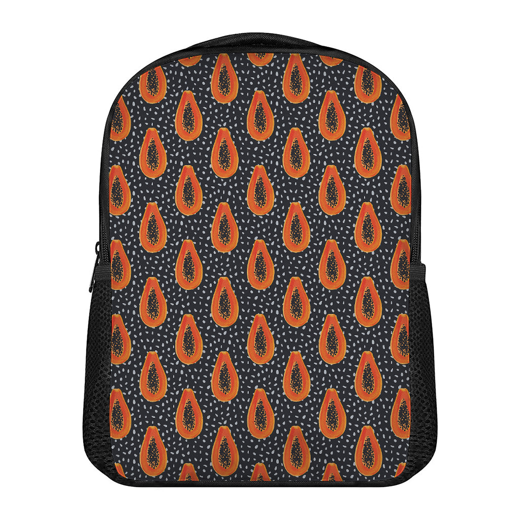 Exotic Papaya Pattern Print Casual Backpack