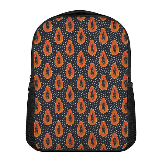 Exotic Papaya Pattern Print Casual Backpack