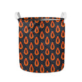 Exotic Papaya Pattern Print Collapsible Laundry Basket