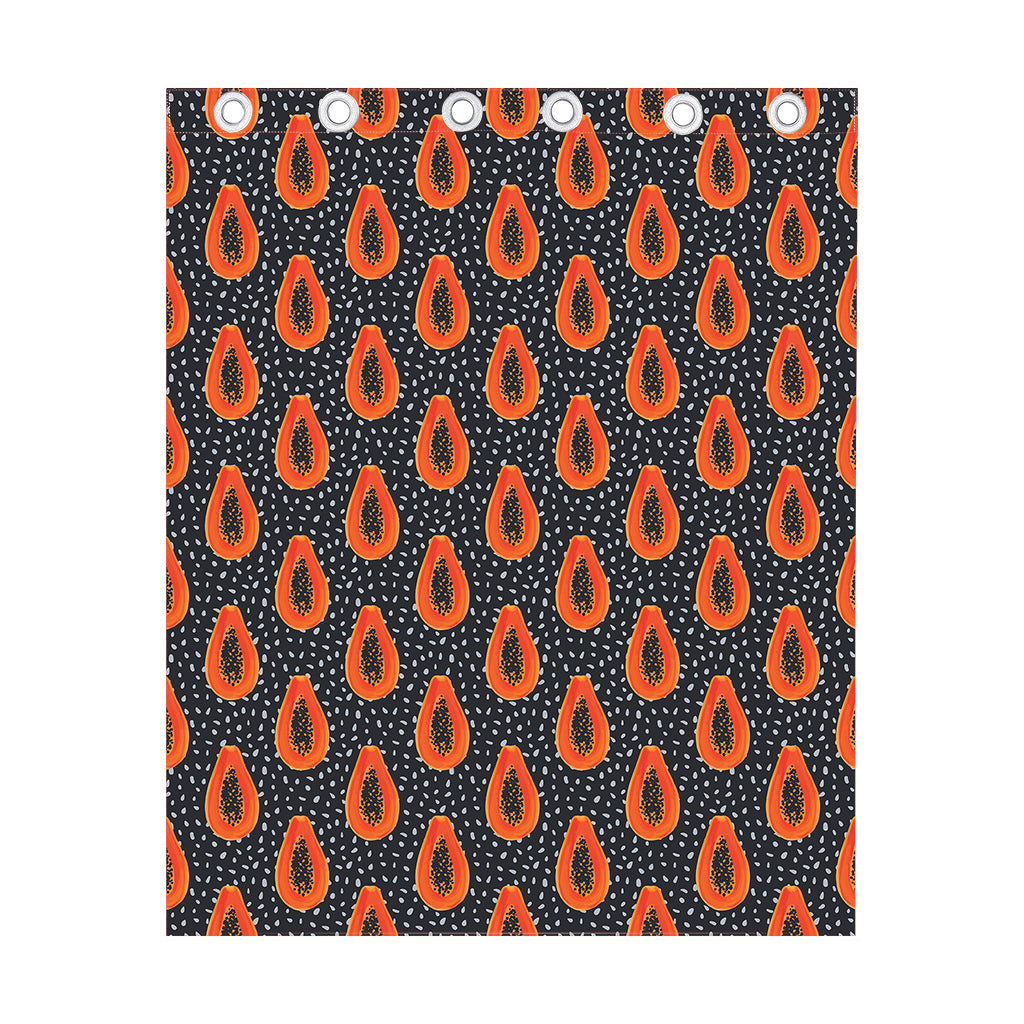 Exotic Papaya Pattern Print Curtain