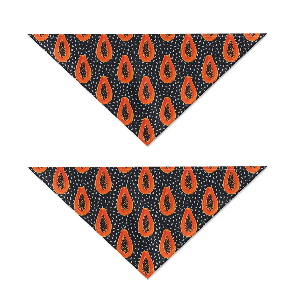 Exotic Papaya Pattern Print Dog Bandana