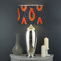 Exotic Papaya Pattern Print Drum Lamp Shade