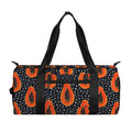 Exotic Papaya Pattern Print Gym Bag