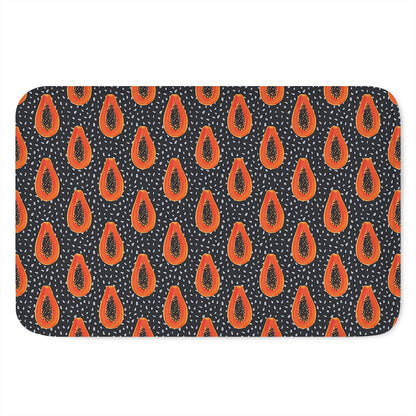 Exotic Papaya Pattern Print Indoor Door Mat
