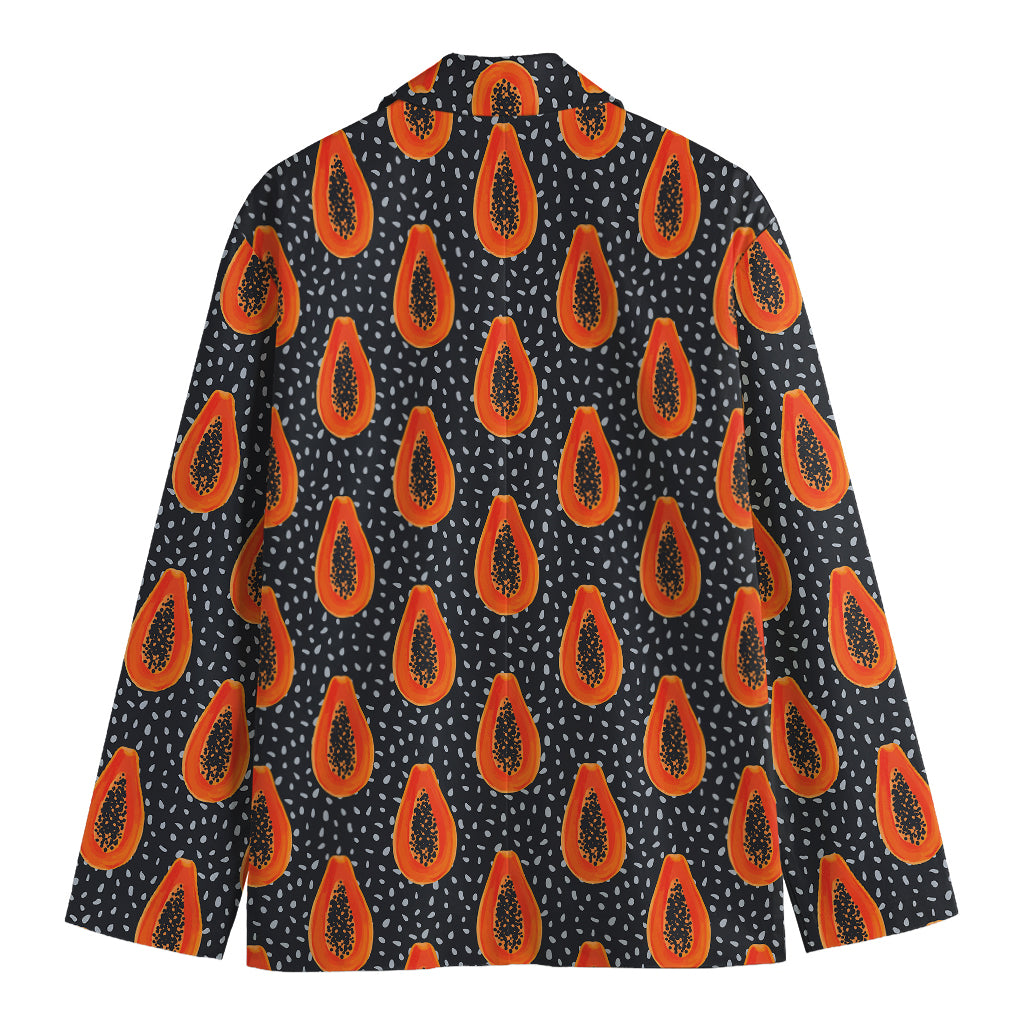 Exotic Papaya Pattern Print Men's Blazer