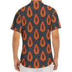 Exotic Papaya Pattern Print Men's Deep V-Neck Shirt