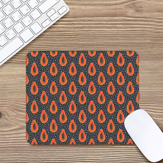 Exotic Papaya Pattern Print Mouse Pad
