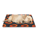 Exotic Papaya Pattern Print Pet Cooling Mat Cover