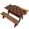 Exotic Papaya Pattern Print Picnic Table Cover