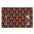 Exotic Papaya Pattern Print Placemat