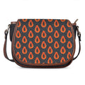 Exotic Papaya Pattern Print Saddle Bag