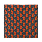 Exotic Papaya Pattern Print Silk Bandana