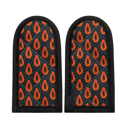 Exotic Papaya Pattern Print Skillet Handle Cover