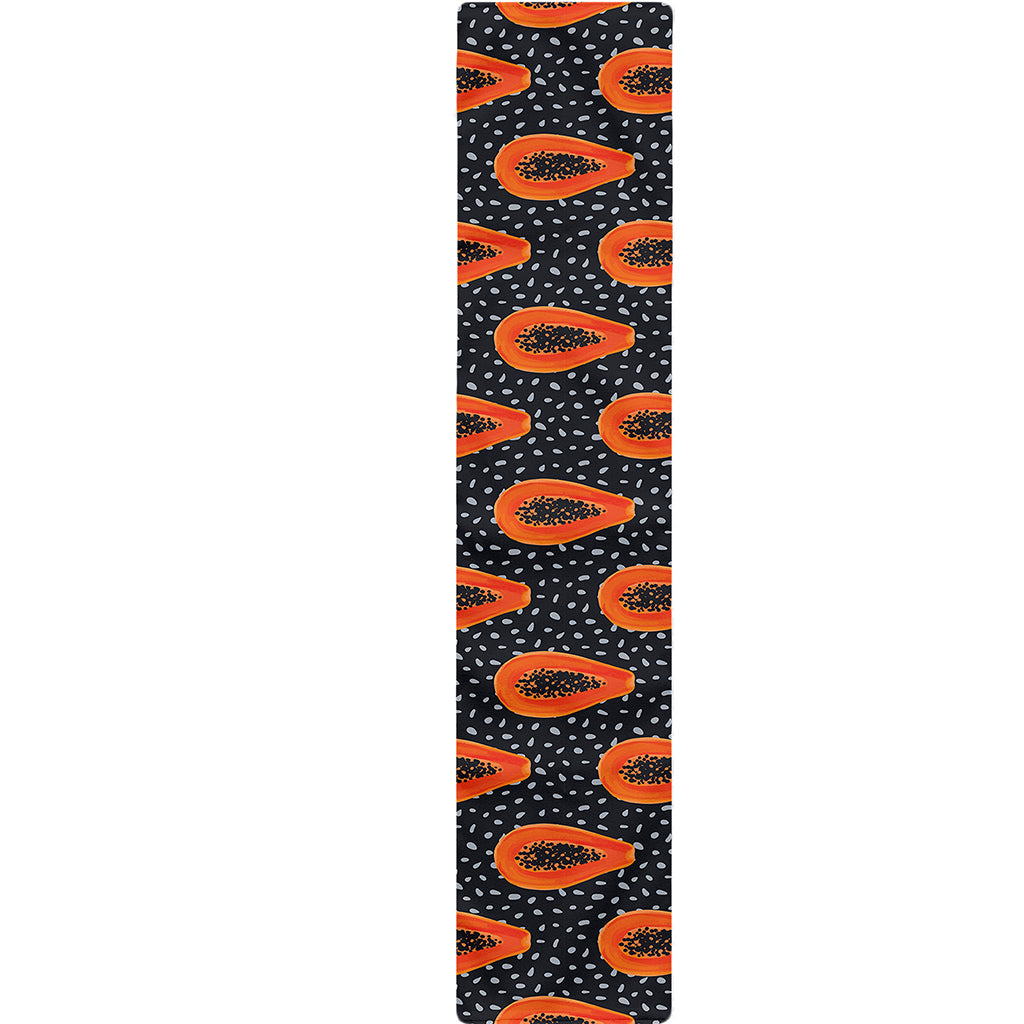 Exotic Papaya Pattern Print Table Runner