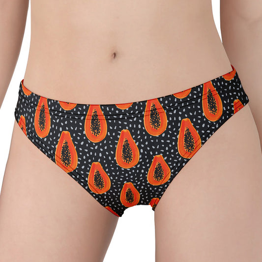 Exotic Papaya Pattern Print Women's Panties