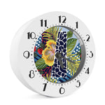 Exotic Patchwork Pattern Print Alarm Clock