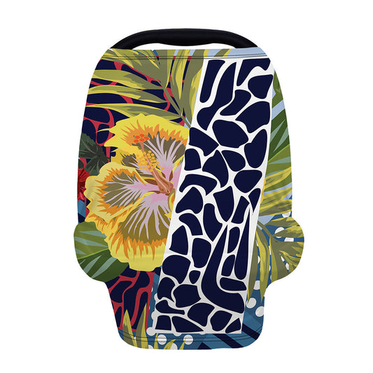Exotic Patchwork Pattern Print Baby Seat Cover