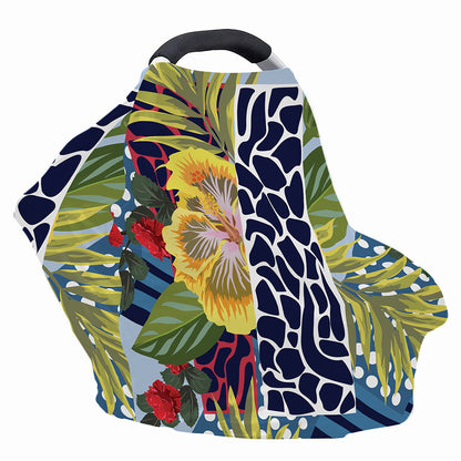 Exotic Patchwork Pattern Print Baby Seat Cover