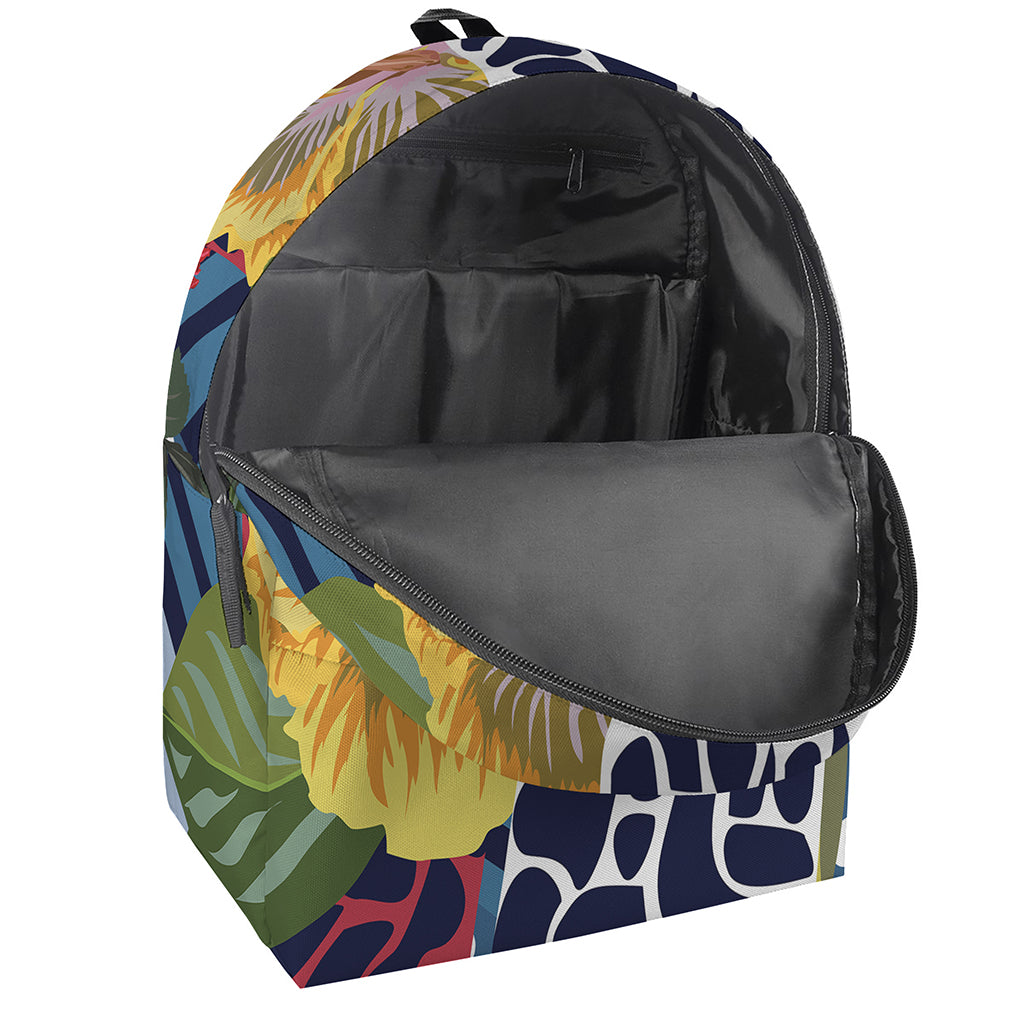 Exotic Patchwork Pattern Print Backpack