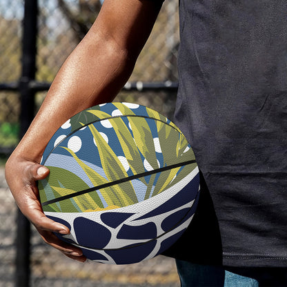 Exotic Patchwork Pattern Print Basketball