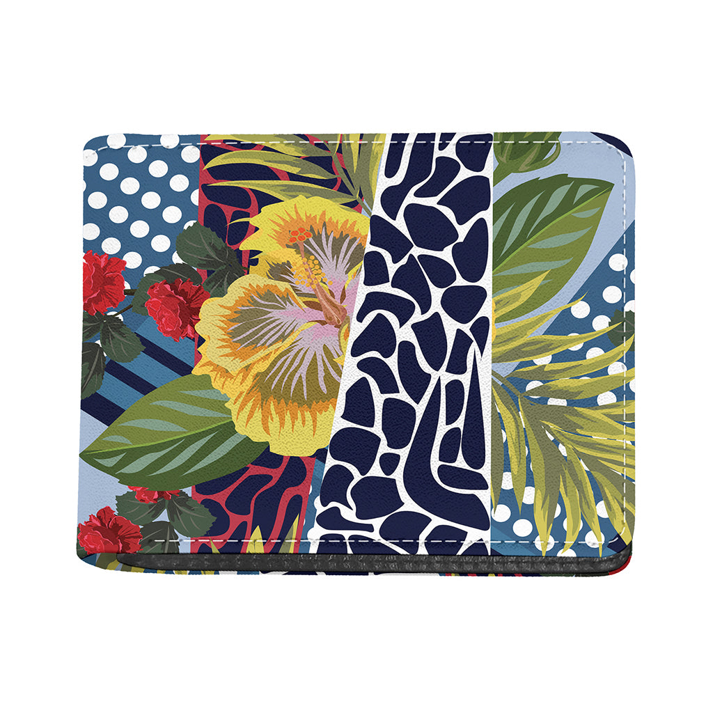 Exotic Patchwork Pattern Print Bifold Wallet