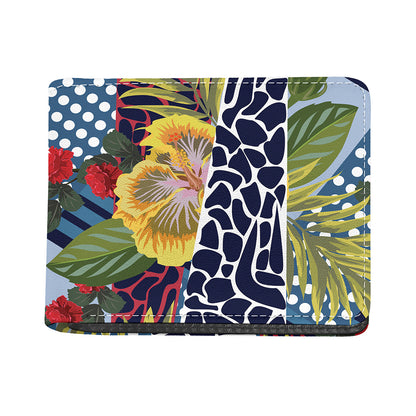 Exotic Patchwork Pattern Print Bifold Wallet
