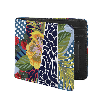 Exotic Patchwork Pattern Print Bifold Wallet