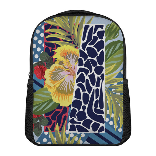 Exotic Patchwork Pattern Print Casual Backpack