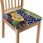 Exotic Patchwork Pattern Print Chair Cushion Cover