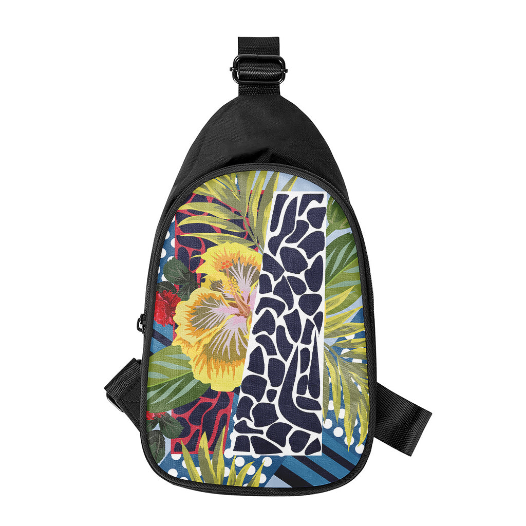 Exotic Patchwork Pattern Print Chest Bag