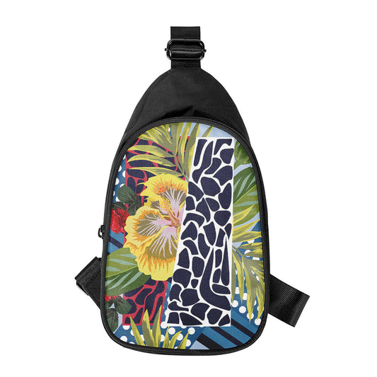 Exotic Patchwork Pattern Print Chest Bag