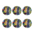 Exotic Patchwork Pattern Print Coaster Set
