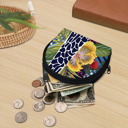 Exotic Patchwork Pattern Print Coin Purse