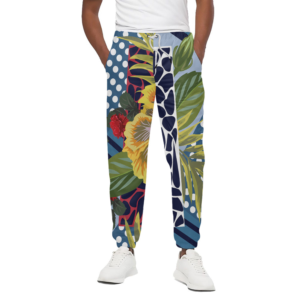 Exotic Patchwork Pattern Print Cotton Pants