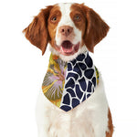 Exotic Patchwork Pattern Print Dog Bandana