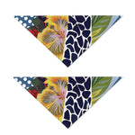 Exotic Patchwork Pattern Print Dog Bandana