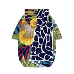 Exotic Patchwork Pattern Print Dog Zip Up Hoodie