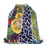 Exotic Patchwork Pattern Print Drawstring Bag