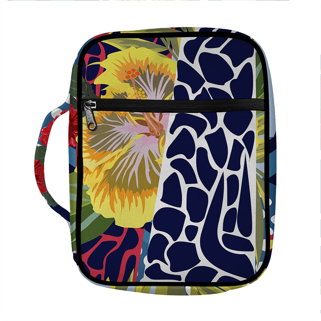 Exotic Patchwork Pattern Print Front Pocket Bible Bag