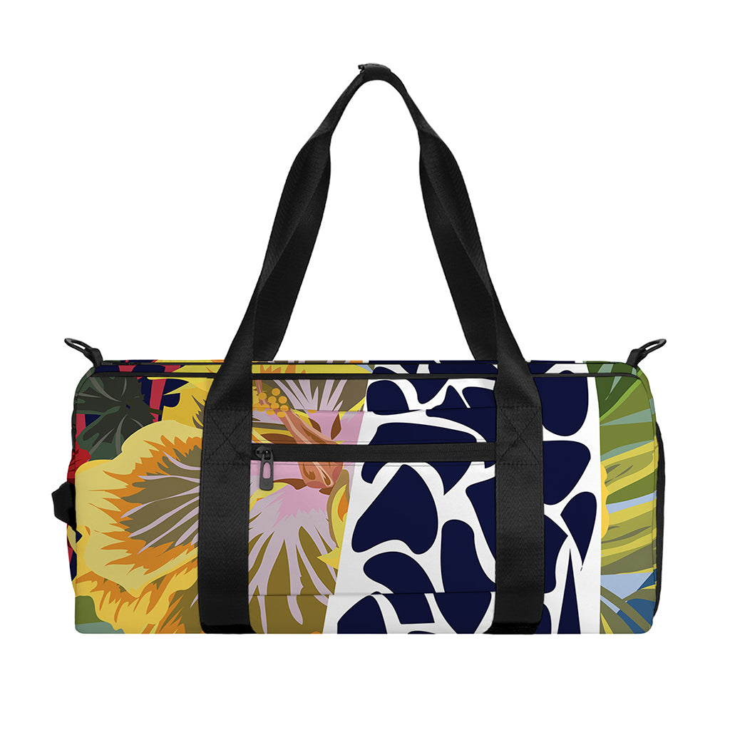 Exotic Patchwork Pattern Print Gym Bag