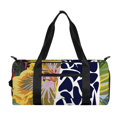 Exotic Patchwork Pattern Print Gym Bag