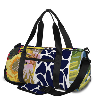 Exotic Patchwork Pattern Print Gym Bag