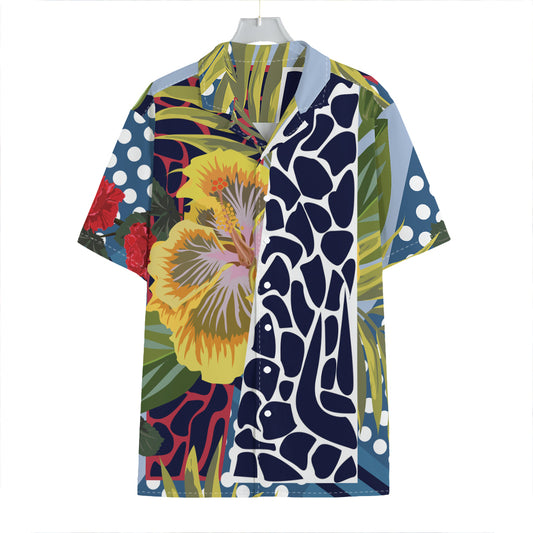 Exotic Patchwork Pattern Print Hawaiian Shirt