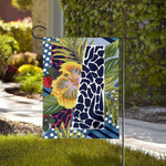 Exotic Patchwork Pattern Print House Flag