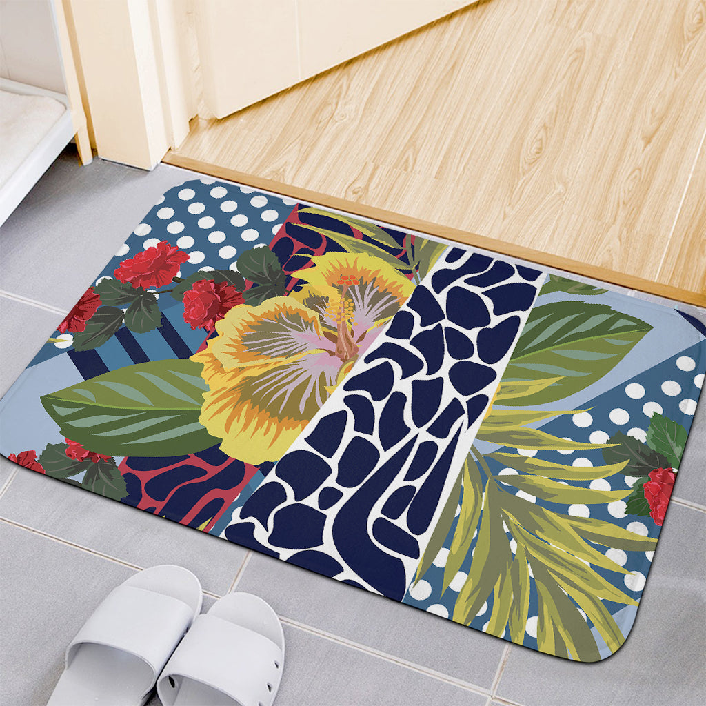 Exotic Patchwork Pattern Print Indoor Door Mat