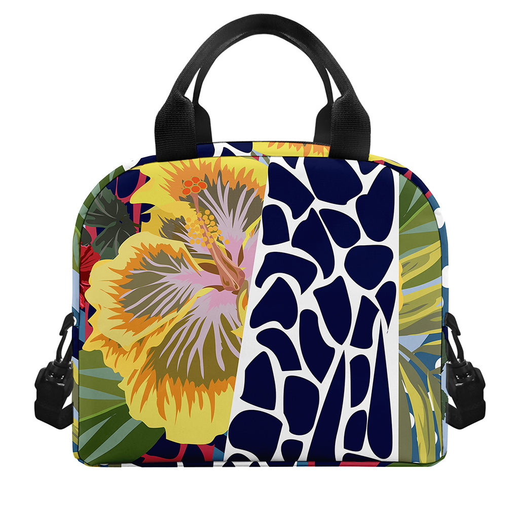Exotic Patchwork Pattern Print Insulated Lunch Bag